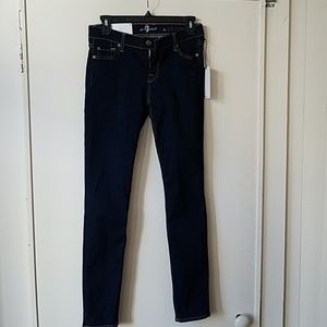 7 For all Mankind size 26 super skinny Jean's NWT